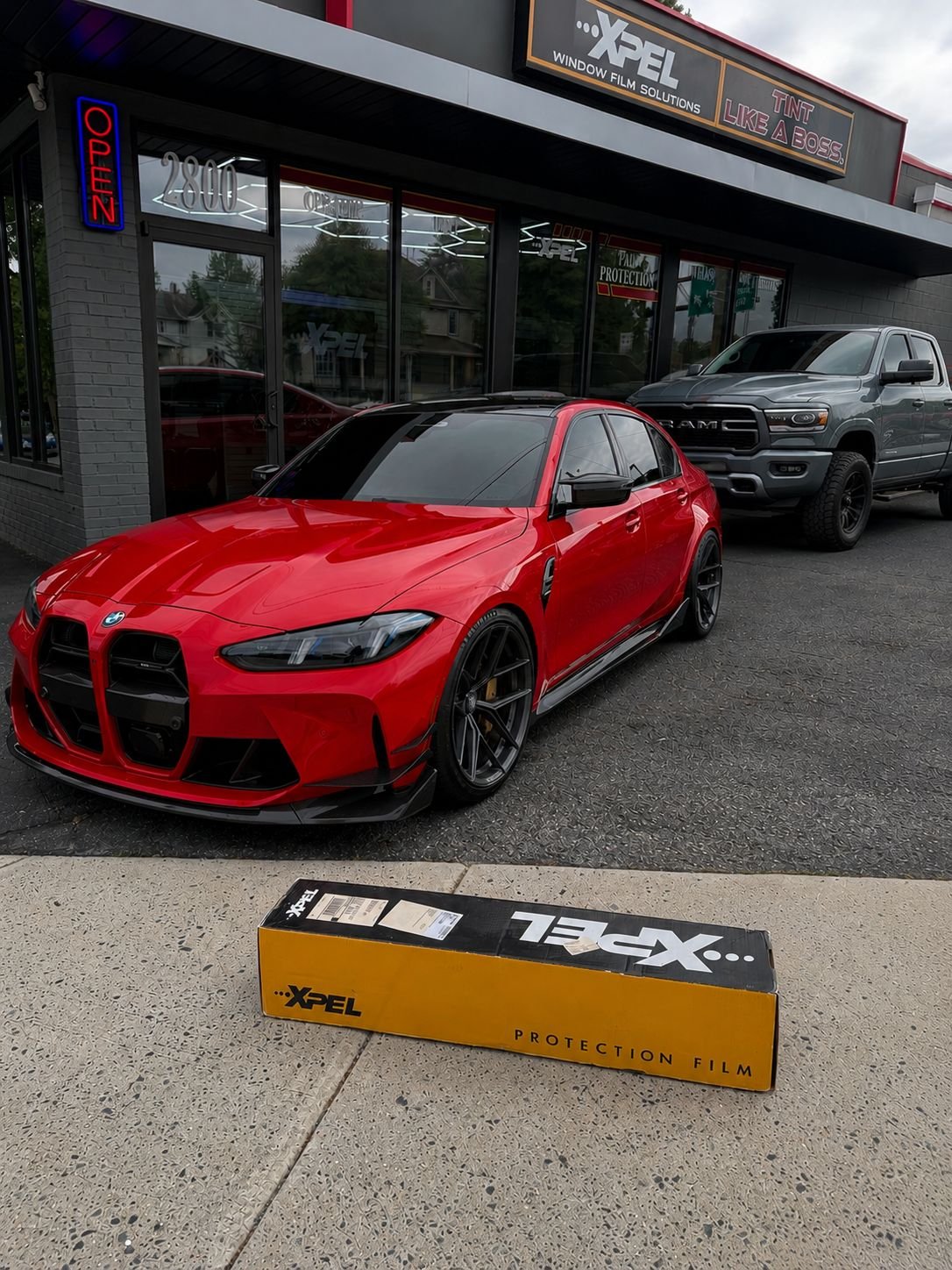 BMW M3 Red PPF